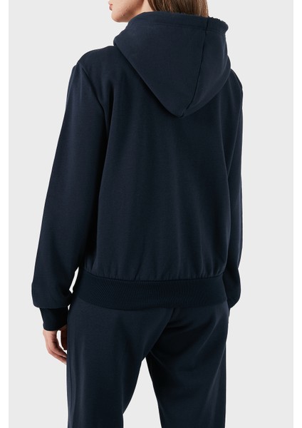 Pamuklu Relaxed Fit Kapüşonlu Içi Yumaşak Tüylü Fermuarlı Sweat Bayan Sweat EW001935 AF15363 UB101 modelleri