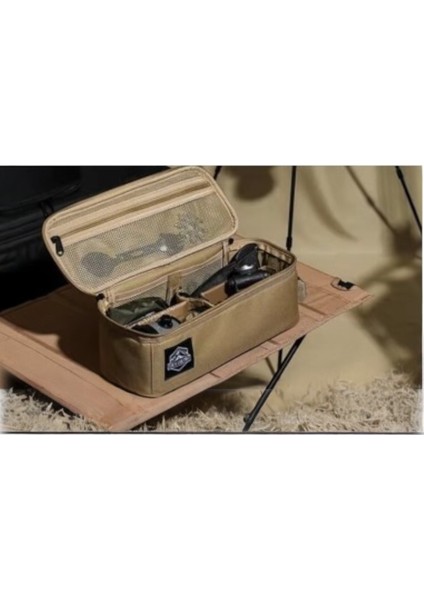 Gr1 Khaki 3'lü Kamp Malzeme Çantası Seti