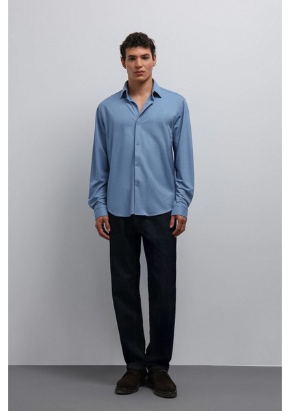 Bebe Mavi Relax Fit Erkek Gömlek fiyatları