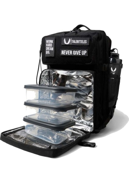 Black Shadow 50L Termal Yemek Bölmeli Sırt Çantası