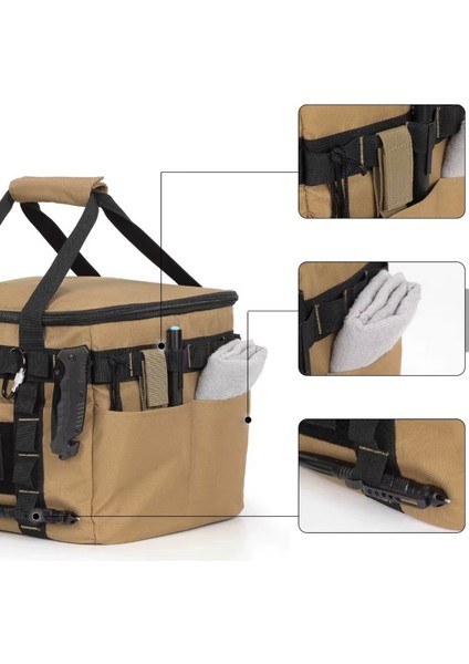 Gr1 Black 35 Lt Kamp Organizer Çantası