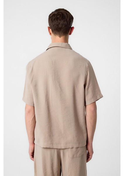 Bej Modal Kumaş Erkek Gömlek indirimleri