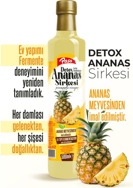 Detoks Ananas Sirkesi 500 ml fiyatları