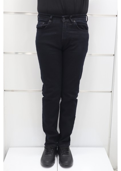 Fistan Store Erkek Lacivert Normal Bel Dar Kesim Boru Paça Jean Pantolon