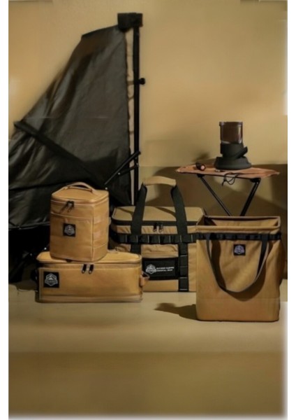 Gr1 Khaki 4'lü Mega Kamp Malzeme Çantaları Seti fiyatları