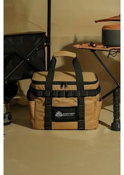 Gr1 Khaki 4'lü Mega Kamp Malzeme Çantaları Seti modelleri