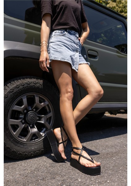 Parades Kadın Nude Dolgu Taban Parmak Arası Sandalet