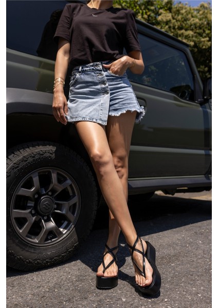 Parades Kadın Nude Dolgu Taban Parmak Arası Sandalet indirimleri