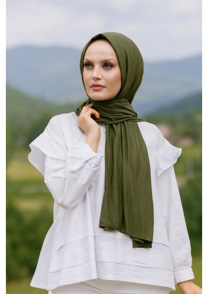 Penye Şal 3 Set Kalite Penye Şal (Füme Pudra Haki Yeşil) Modal fiyatları