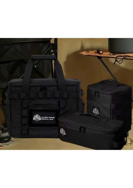 Black 3'lü Kamp Malzeme Çantası Seti Gr1 & Gr4 & Gr8 fiyatları