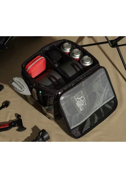 Gr1 Camo 2'li Kamp Malzeme Çantası Seti