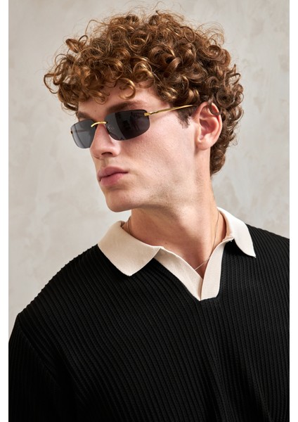 Erkek Polo Yaka Nopeli Oversize Triko Kazak fırsatları