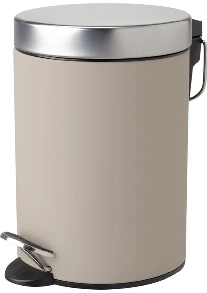 2'li Banyo Seti - Banyo Çöp Kutusu / Kovası 3 Lt ve Tuvalet Fırçası 38CM - Bej indirimleri