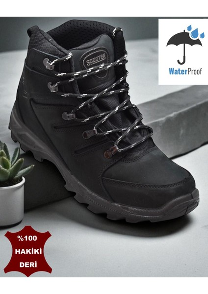 5558 Ortopedik Taban Su Geçirmez Hakiki Deri Outdoor Erkek Bot Ayakkabı