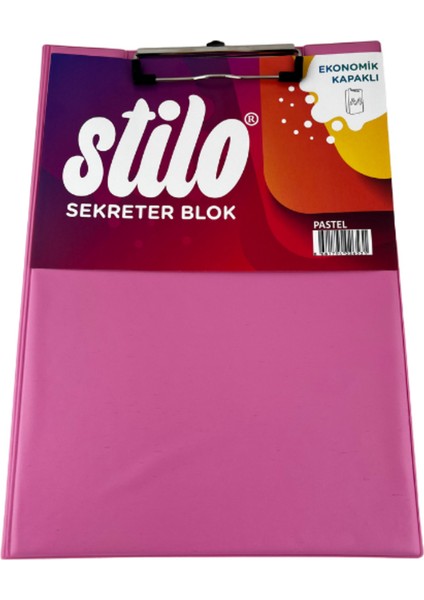 Stilo Sekreterlik Kapaklı A4 Pastel Renkler SIT-SKR-1222