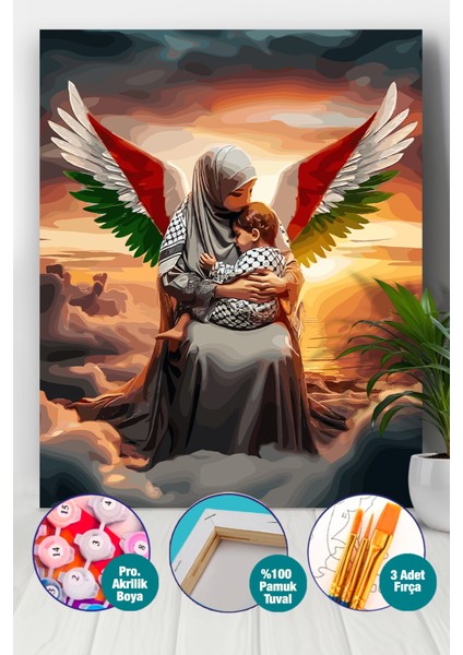 Annenin Gözyaşı Sayılarla Boyama Seti