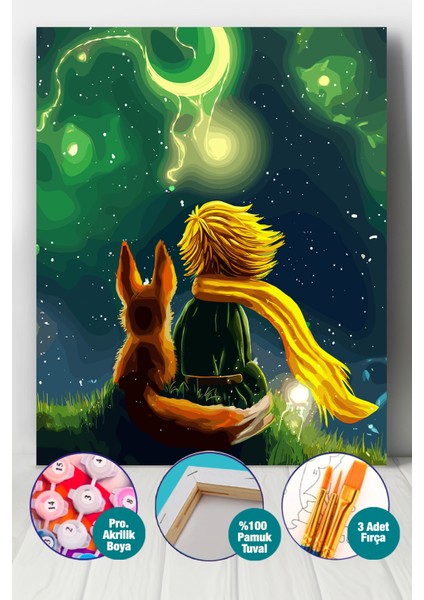 Tilki ve Küçükprens Sayılarla Boyama Seti