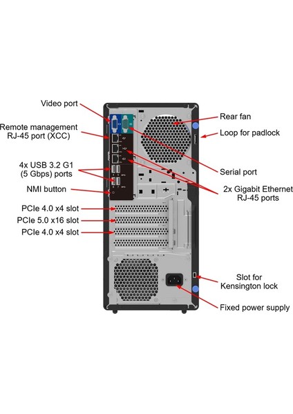 Thınksystem ST50 V3 XE-2434 1X32GB Ddr5 2X960GB 1x3.5 1X500W 7DF3A00YEA modelleri