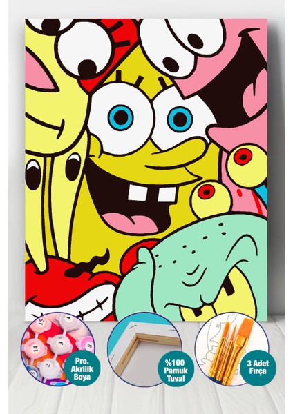 Sevimli Bob Sayılarla Boyama Seti