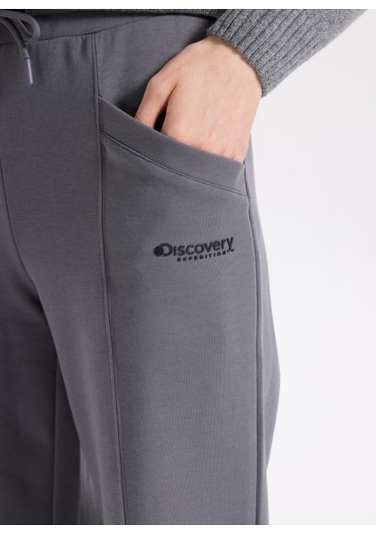 D4WL-EA3042 Antrasit Flare Düz Kadın Eşofman Altı fırsatları