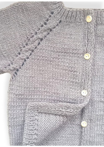 1-2 Yaş Örgü Unisex Bebek Hırkası modelleri