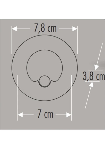 Buğz Eco Lounge Cata Ct 5174 1.5W Radar Sensörlü Koridor Aydınlatması 3200K Gün Işığı fiyatları