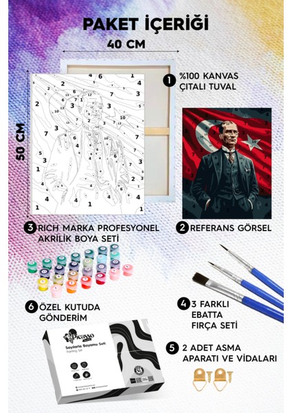 Ebedi Lider Sayılarla Boyama Seti fiyatları