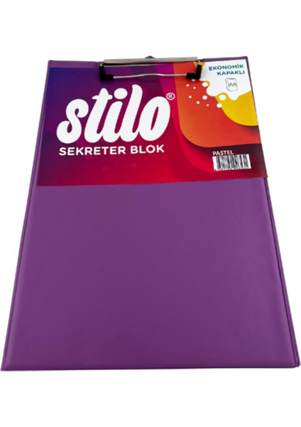 Stilo Sekreterlik Kapaklı A4 Pastel Renkler SIT-SKR-1222