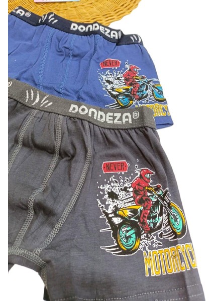 Erkek Çocuk %95 Pamuklu Baskılı 2'li Boxer fiyatları