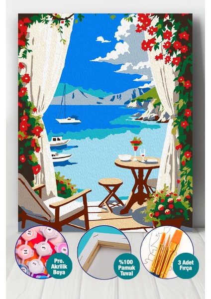 Yaza Merhaba Sayılarla Boyama Seti