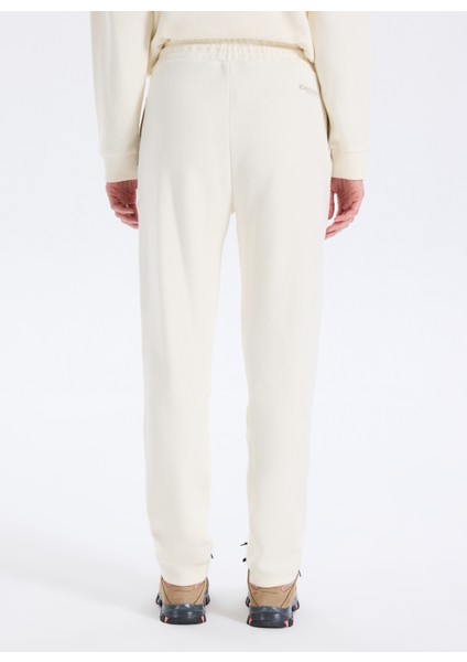 D5WL-EA3597 Ekru Relaxed Düz Kadın Eşofman Altı indirimleri