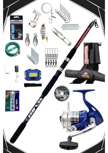 Anaconda 360CM 100-300GR Kendo Oceancast 7000 Göl ve Deniz Olta Seti