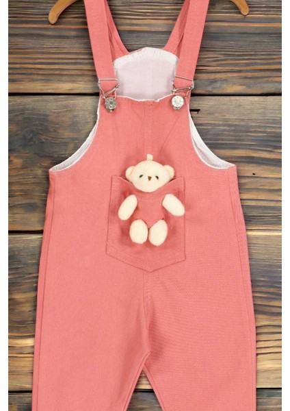 Kız/erkek Çocuk Ayıcıklı Renkli Salopet Unısex Tulum Likralı Esnek Kumaş Ayarlanabilir Askı fiyatları