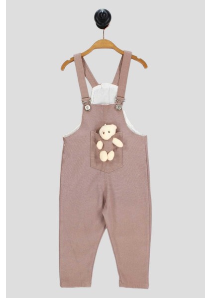 Kız/erkek Çocuk Ayıcıklı Renkli Salopet Unısex Tulum Likralı Esnek Kumaş Ayarlanabilir Askı modelleri