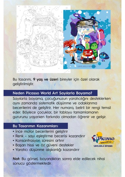 Duygular Sayılarla Boyama Seti modelleri