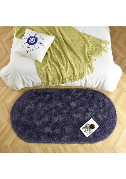 Yumuşak Modern Peluş Kaymaz Salon Oturma Çocuk Yatak Odası Mutfak Antre Antrasıt fırsatları