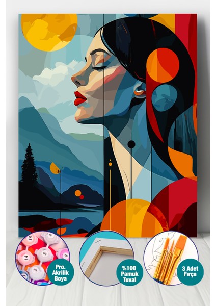 Ironik Düşler Sayılarla Boyama Seti