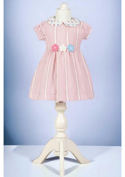 %100 Pamuk Kız Bebek/çocuk Bebe Yaka Çiçekli Büzgü Kol Elbise Organik fiyatları