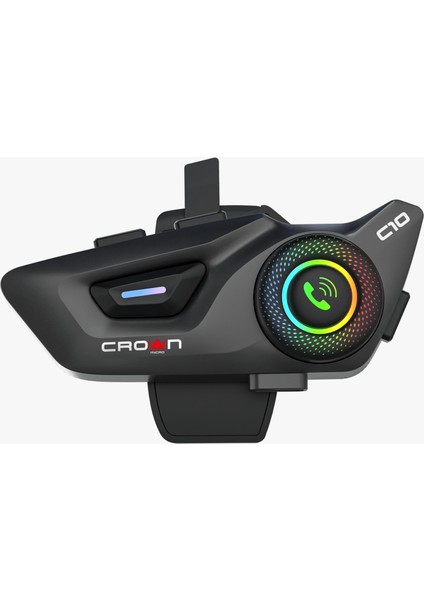 Crown Mıcro C10 Motorsiklet Kask Bluetooth Interkom Seti