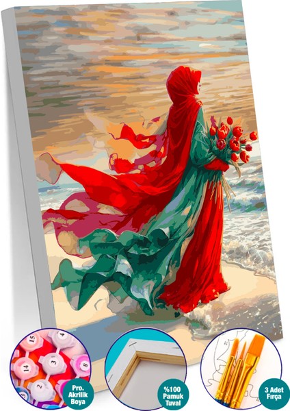 Sessiz Kıyılar ve Laleler Sayılarla Boyama Seti