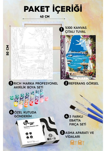 Denizin Huzuru Sayılarla Boyama Seti fiyatları