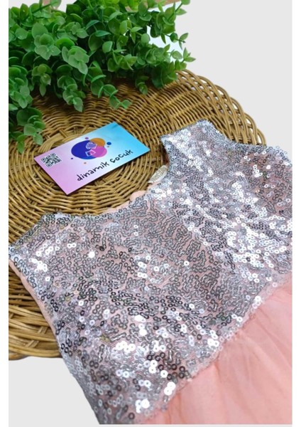 Kız Bebek/çocuk Pullu Kolsuz Tütülü Kuyruklu Astarlı Elbise Özel Gün Düğün Doğum Günü Bayram Prenses indirimleri