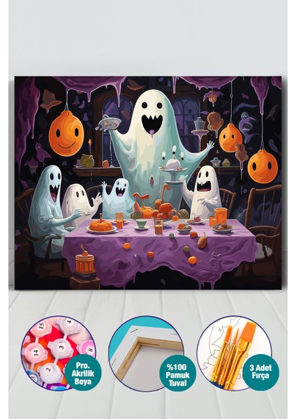 Casper ve Ailesi Sayılarla Boyama Seti