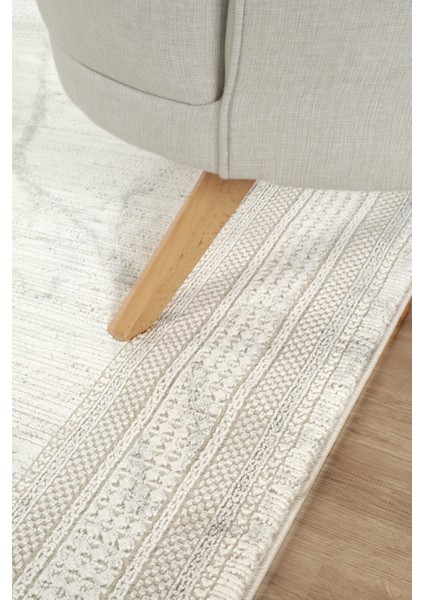 Modern Dokuma Halı Bej Yumuşak Dokulu Premium Salon Oturma Odası Yolluk Mutfak Halısı modelleri