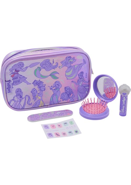 Smiggle - Disney Prenses Güzellik Bakım Seti ve Çantası