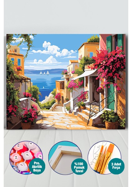 Çeşme Evleri Sayılarla Boyama Seti