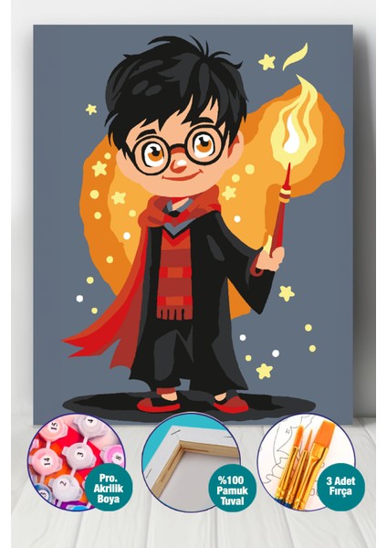 Minik Harry Sayılarla Boyama Seti