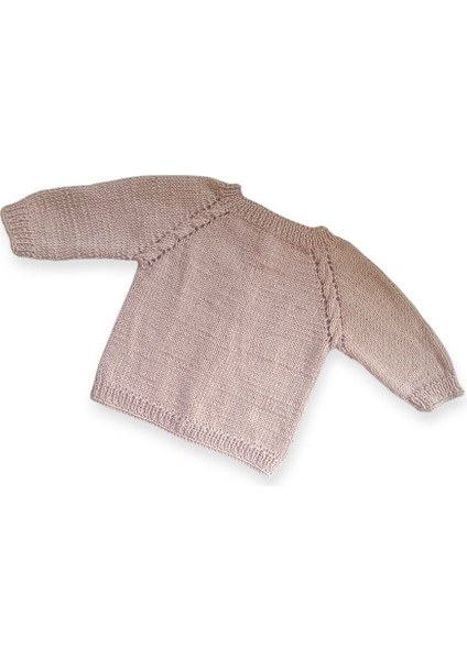 1-2 Yaş Örgü Unisex Bebek Hırkası