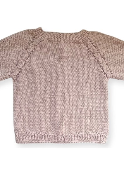 1-2 Yaş Örgü Unisex Bebek Hırkası