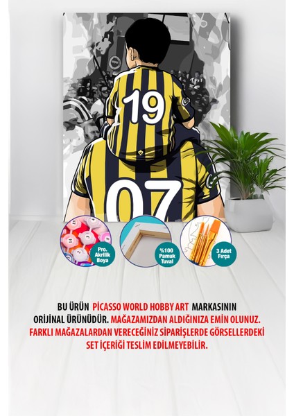 Baba ve Oğlu Sayılarla Boyama Seti indirimleri